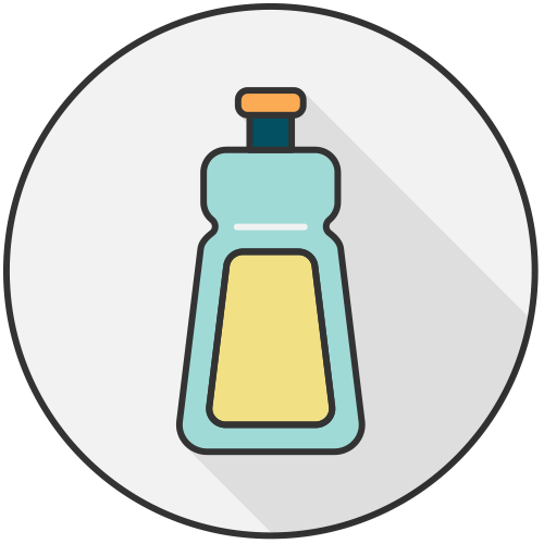 Icon Illustration Reinigungsmittel Flasche